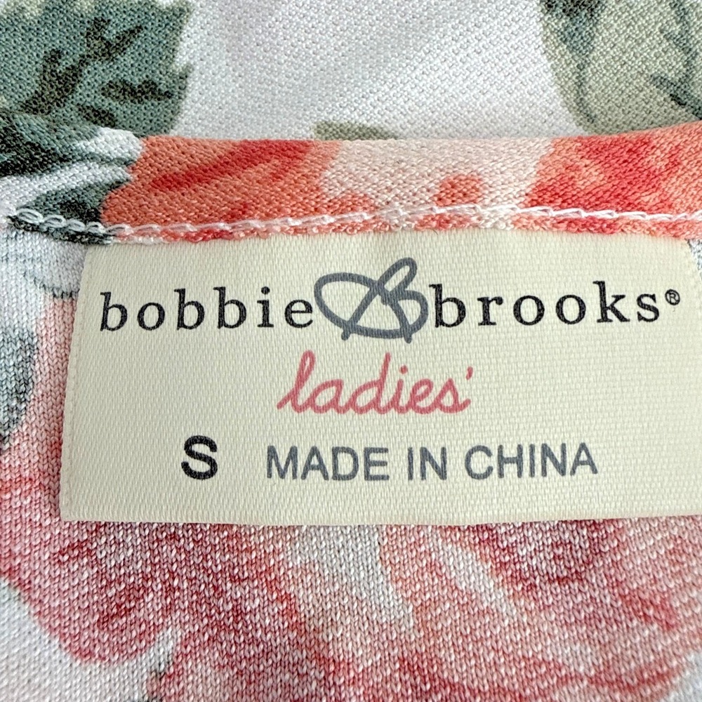 Bobbie Brooks Floral Smocked Babydoll Top S Fairy Feminine Boho Cottagecore - Picture 4 of 10